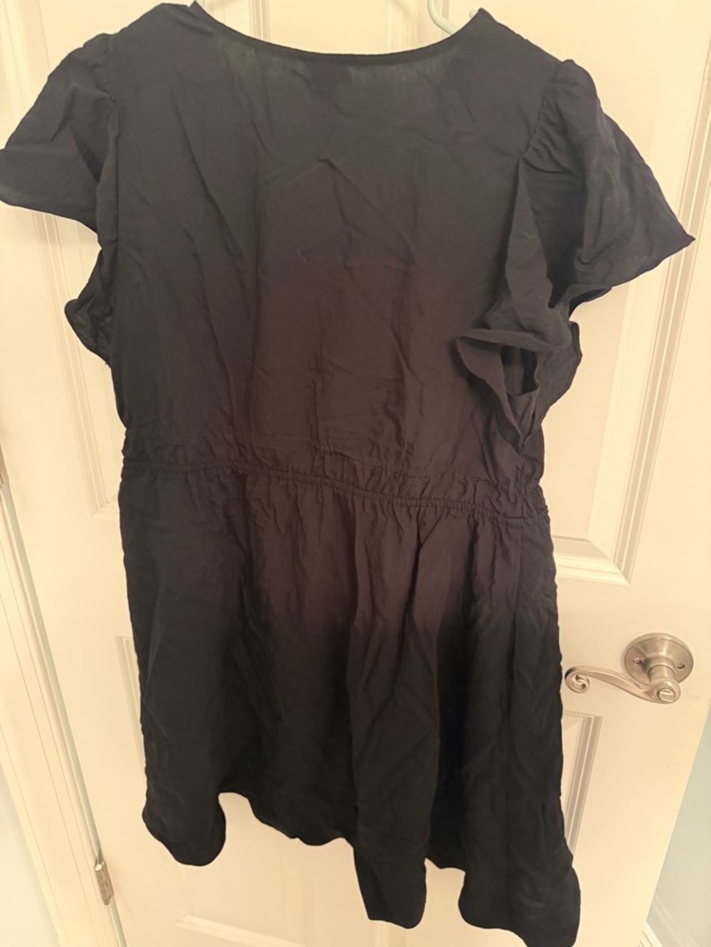 Women’s XL  A New Day dress NWT Black Fabric Garment - Solid Black - Picture 6 of 6